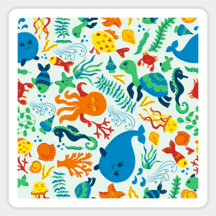 Aqua fun Sticker